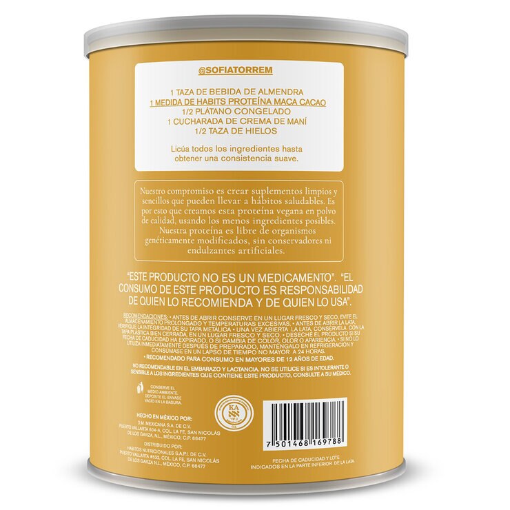 Habits High Performance Protéina Maca - Cacao 1.220G — Imagen 2 de 3