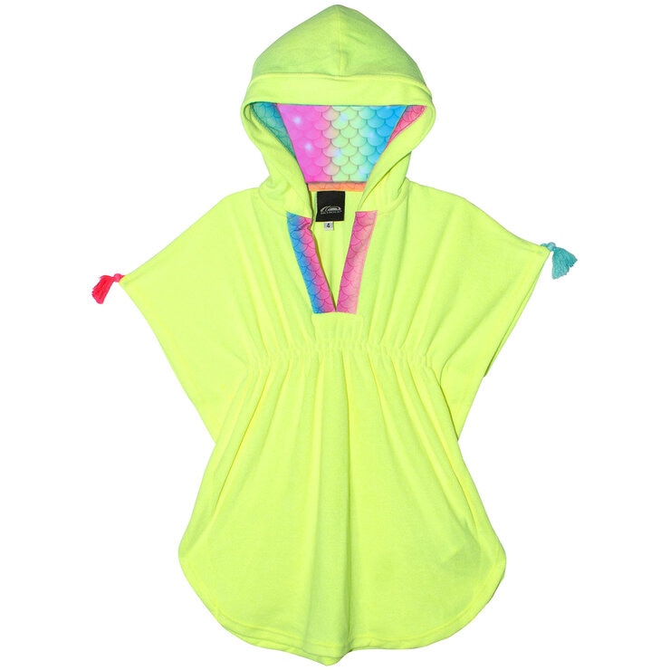 Skysoul, Bata de Toalla Color Amarillo Neón para Niña, Varias Tallas — Imagen 1 de 2