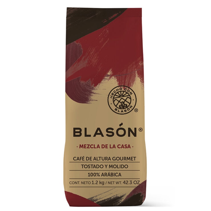 Blasón Mezcla De La Casa Café Tostado Molido 1 kg