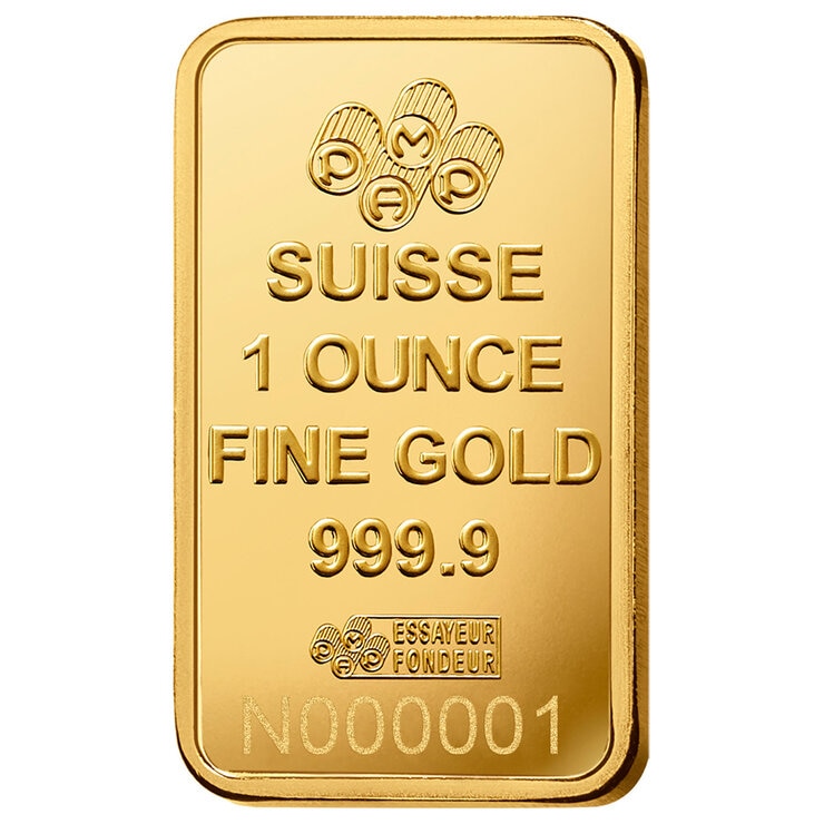 Lingote de  Oro 1 oz PAMP — Imagen 3 de 4
