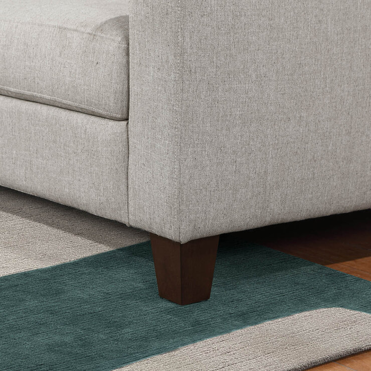 Northridge Home, Sofá Seccional de Tela con Otomano para Almacenamiento — Imagen 2 de 4