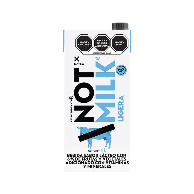 Not Milk Bebida Sabor Lácteo Ligera 6 pzas de 1 l — Imagen 1 de 4