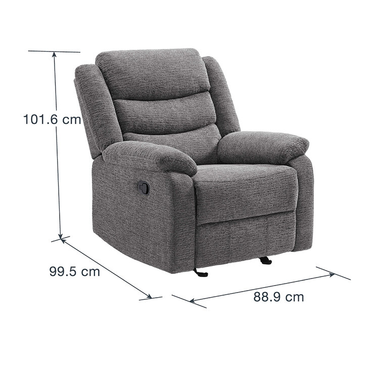 Northridge Home, Sillón Reclinable de Tela — Imagen 3 de 4