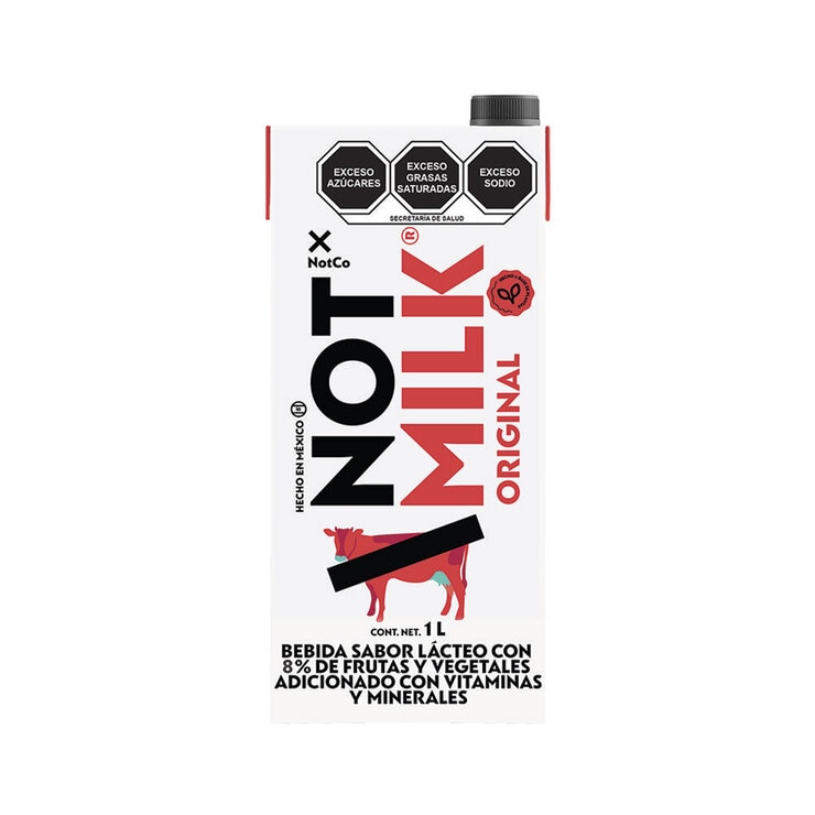 Not Milk Bebida Sabor Lácteo Original 6 pzas de 1 l — Imagen 1 de 4