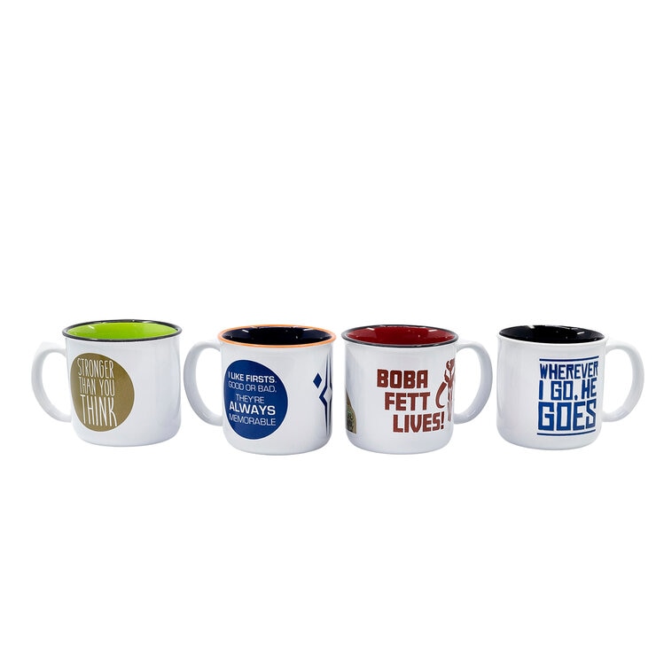 The Mandalorian Juego de 4 Tazas de 414ml — Imagen 2 de 2