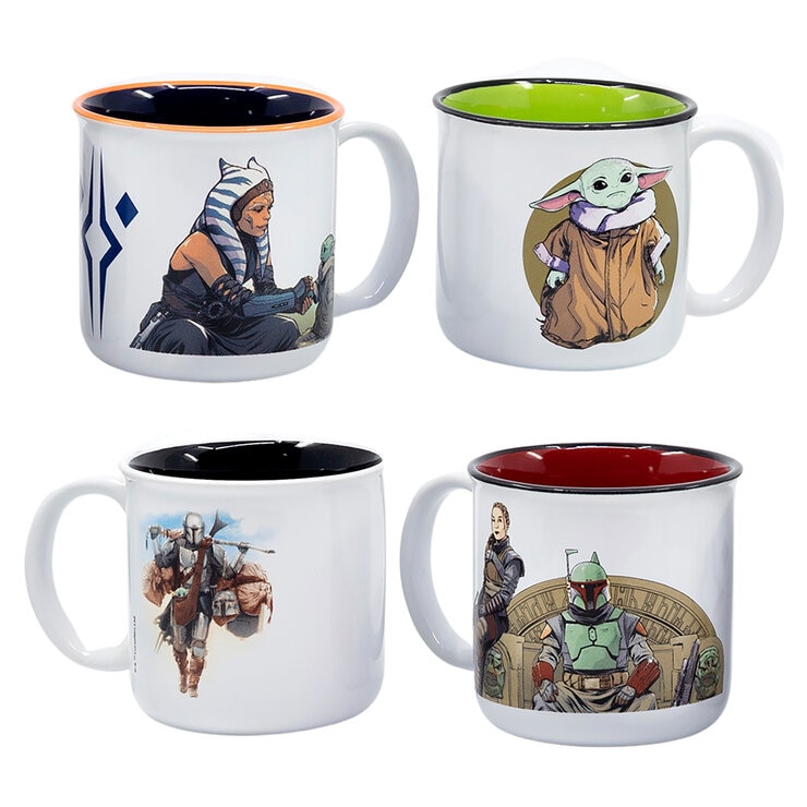 The Mandalorian Juego de 4 Tazas de 414ml — Imagen 1 de 2
