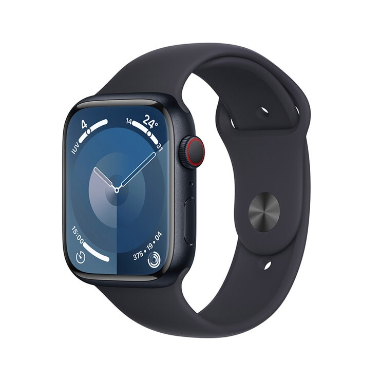 Apple Watch S9 (GPS+Cellular) Caja de aluminio Medianoche 45mm con correa deportiva Medianoche — Imagen 1 de 4