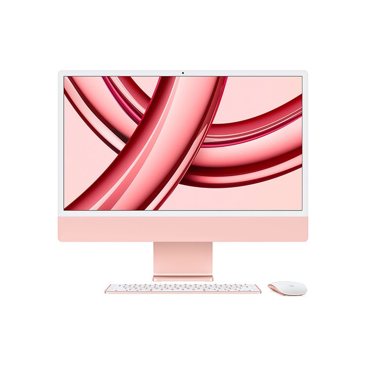 Apple iMac 24" 512GB 4.5K Chip M3 Rosa CPU de 8 núcleos GPU de 10 núcleos  — Imagen 1 de 4
