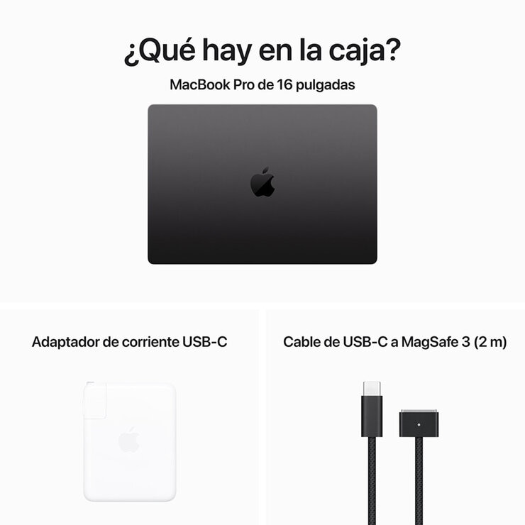 Apple MacBook Pro 16" Chip M3 Max 1TB Negro Espacial  — Imagen 2 de 4