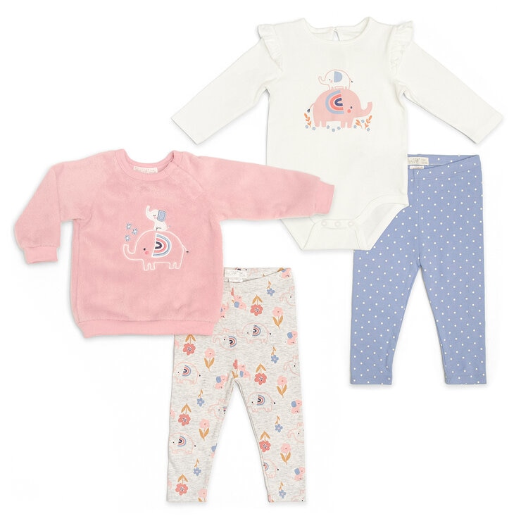 René Rofé Baby Conjunto de 4 piezas para Bebé Varias Tallas y Colores — Imagen 4 de 4