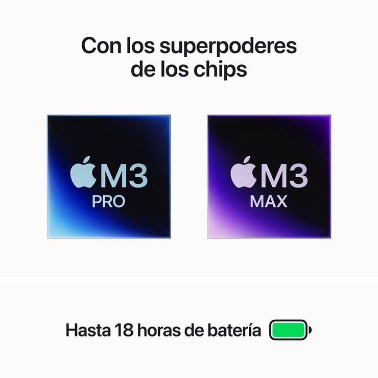 Apple MacBook Pro 14" Chip M3 Pro 1TB Negro Espacial — Imagen 4 de 4