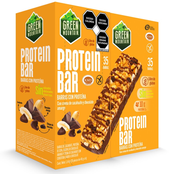 Green Mountain Barras con proteína 35 pzas de 40 g — Imagen 2 de 3