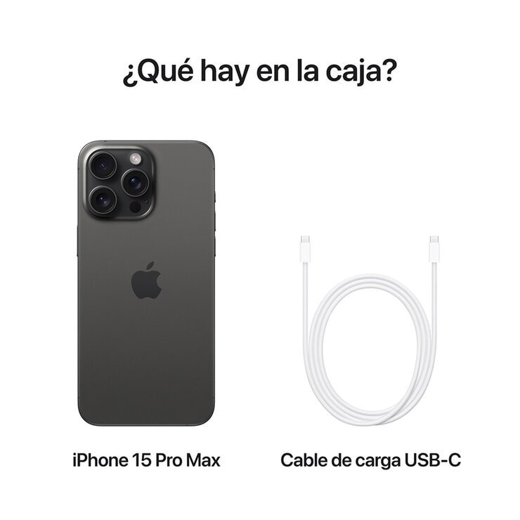 Apple iPhone 15 Pro Max 512GB Titanio Negro  — Imagen 2 de 4