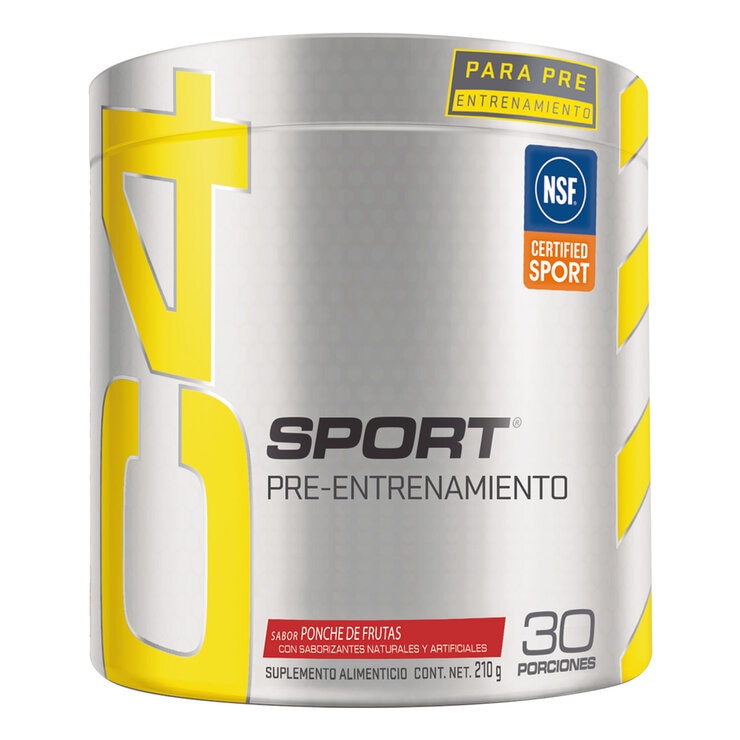 C4 Sport Pre Entrenamiento Ponche de Frutas 210 grms — Imagen 1 de 4