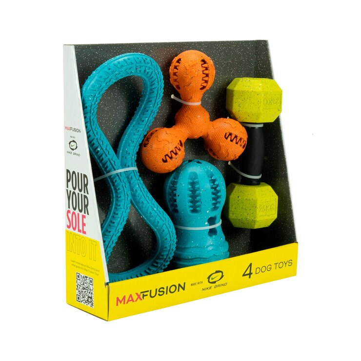 Arlee Home Nike Grind Juguete para Perro 4 pzas — Imagen 3 de 3
