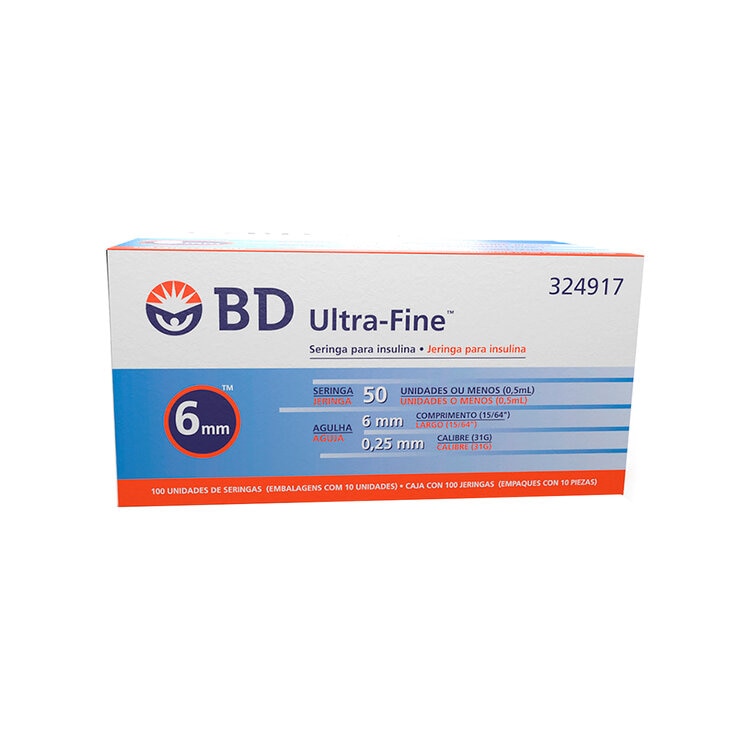 Jeringas de Insulina 0.5ml Autocontenida