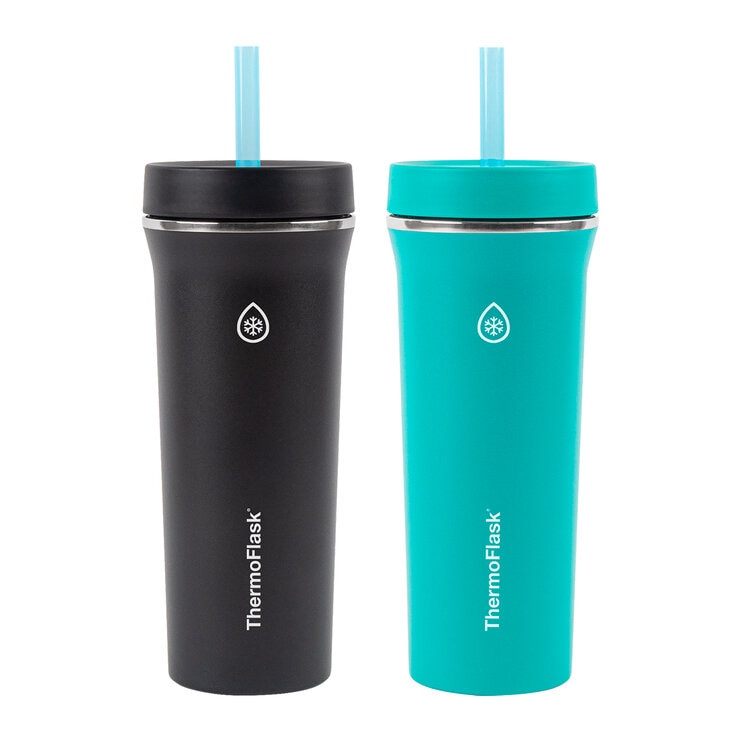 ThermoFlask Juego de 2 Vasos de Doble Pared de 950ml — Imagen 1 de 2