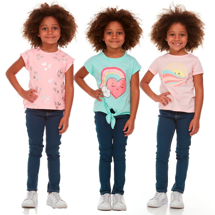 Limited Too Playera para Niña 3 piezas Varias Tallas y Colores — Imagen 1 de 3