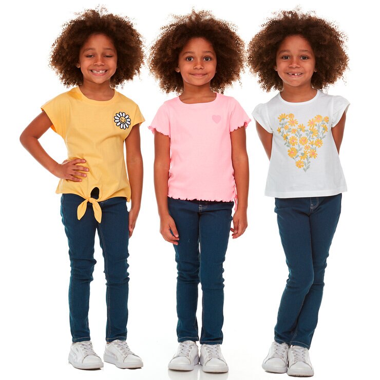 Limited Too Playera para Niña 3 piezas Varias Tallas y Colores — Imagen 2 de 3