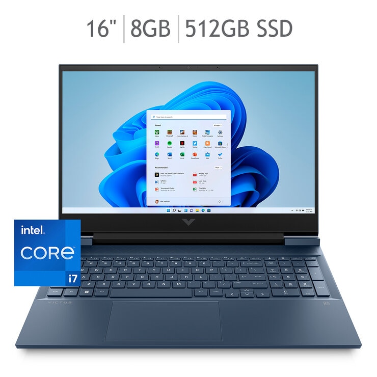 HP Victus Gaming 16-d1000la Laptop 16" Full HD Intel Core i7 8GB 512GB SSD — Imagen 1 de 4