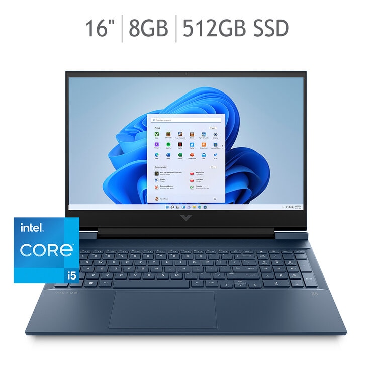 HP Victus Gaming 16-d0537la 16" Full HD Intel Core i5 8GB 512GB SSD + Headset HyperX — Imagen 1 de 4