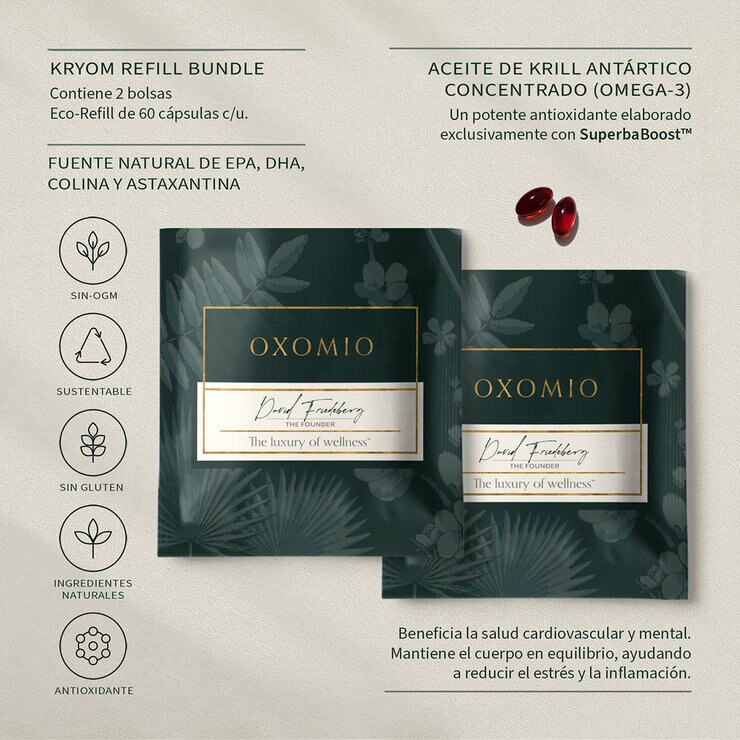Oxomio Kryom Refill Bundle 2 Bolsas de 60 Cápsulas c/u — Imagen 4 de 4