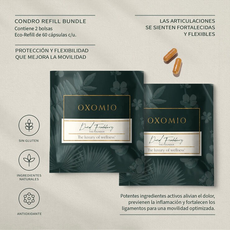 Oxomio Condro Refill Bundle 2 Bolsas de 60 cápsulas c/u — Imagen 2 de 4