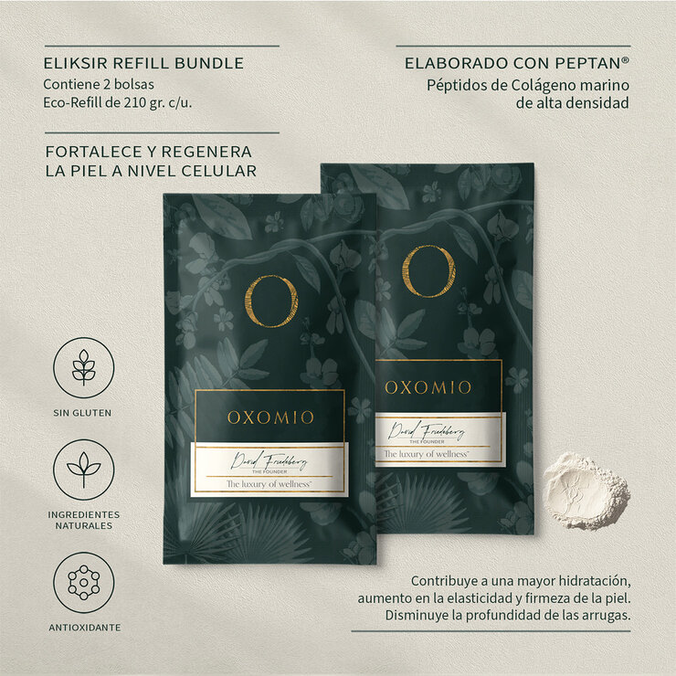 Oxomio Eliksir Refill Bundle 2 bolsas de 210 Gr c/u — Imagen 4 de 4