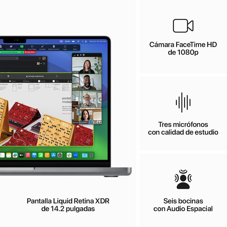 Apple MacBook Pro 14" Chip M3 512GB Gris Espacial  — Imagen 4 de 4
