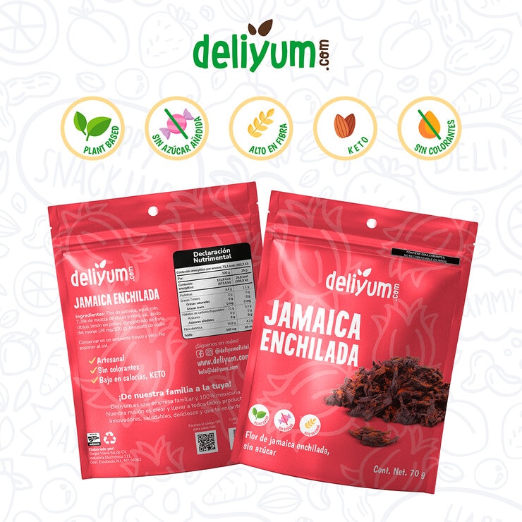 Deliyum.com Jamaica Enchilada Deshidratada 5/70 g — Imagen 2 de 4