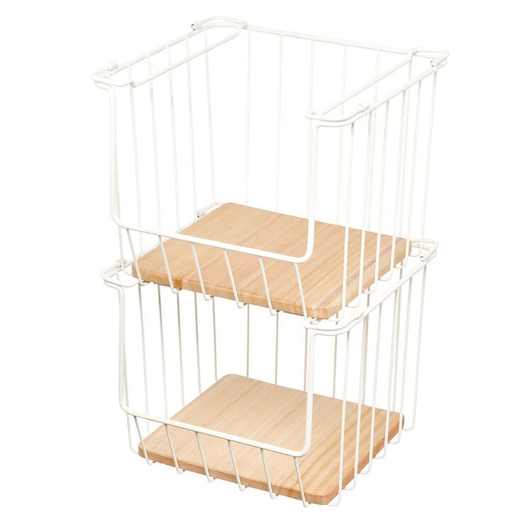iDesign Juego de 2 Canastas Apilables — Imagen 3 de 4