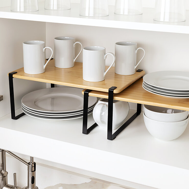 Smart Design Organizador de Bambú para Repisas — Imagen 1 de 3