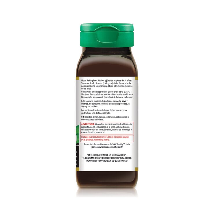 Jamieson Omega-3+Turmeric 180 cápsulas — Imagen 2 de 3