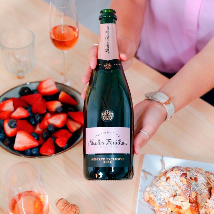 Vino Empumoso Champagne Nicolas Feuillatte Rosé 750ml — Imagen 3 de 4