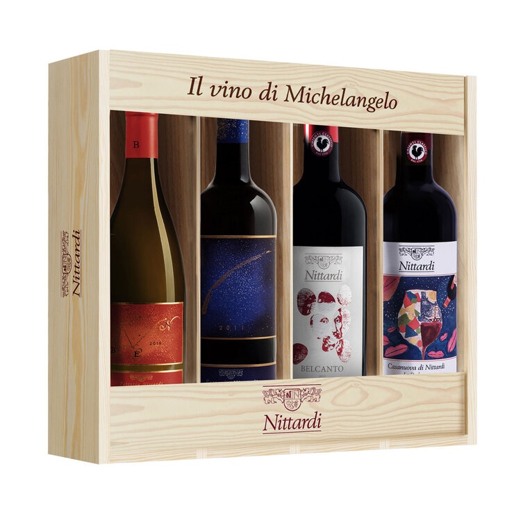 Vinos Tinto y Blanco Il Vino di Michelangelo 4/750 ml — Imagen 1 de 4