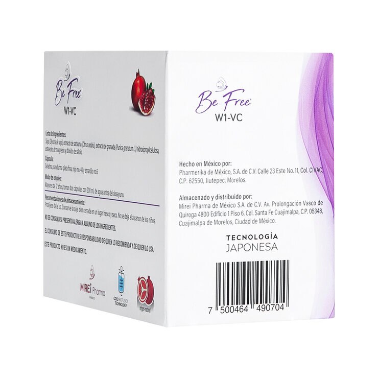 Be Free W1-VC 120 cápsulas de 355 mg — Imagen 2 de 4