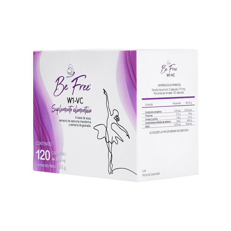 Be Free W1-VC 120 cápsulas de 355 mg — Imagen 3 de 4