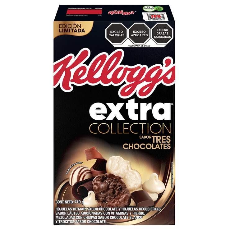 Kellogg's Cereal Extra 3 Chocolates 710 g — Imagen 1 de 4