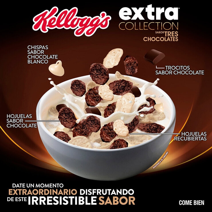 Kellogg's Cereal Extra 3 Chocolates 710 g — Imagen 4 de 4
