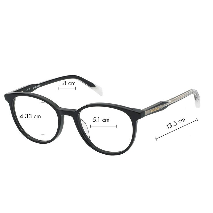 Zadig & Voltaire VZV381 Armazón Oftálmico — Imagen 3 de 4