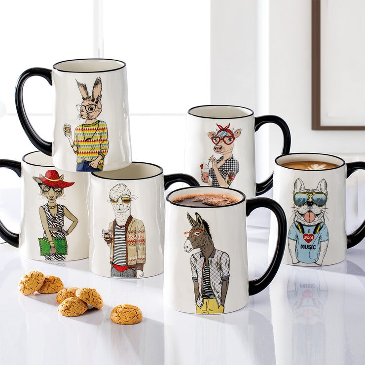 Signature Houseware Juego de 6 Tazas — Imagen 1 de 3