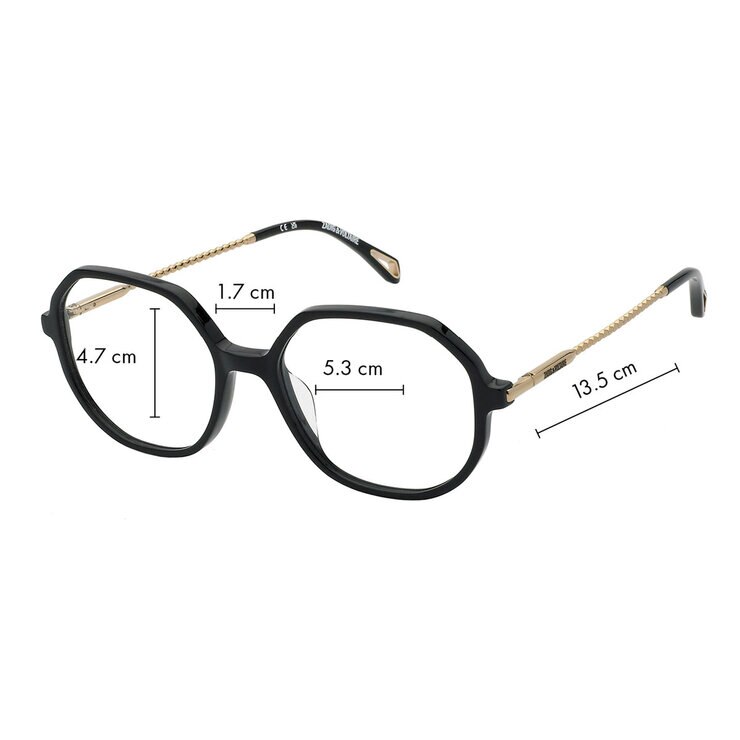 Zadig & Voltaire VZV382 Armazón Oftálmico — Imagen 3 de 4