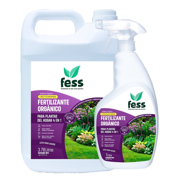 Fess, Fertilizante Orgánico para plantas ,  3.78L +1L  — Imagen 1 de 4