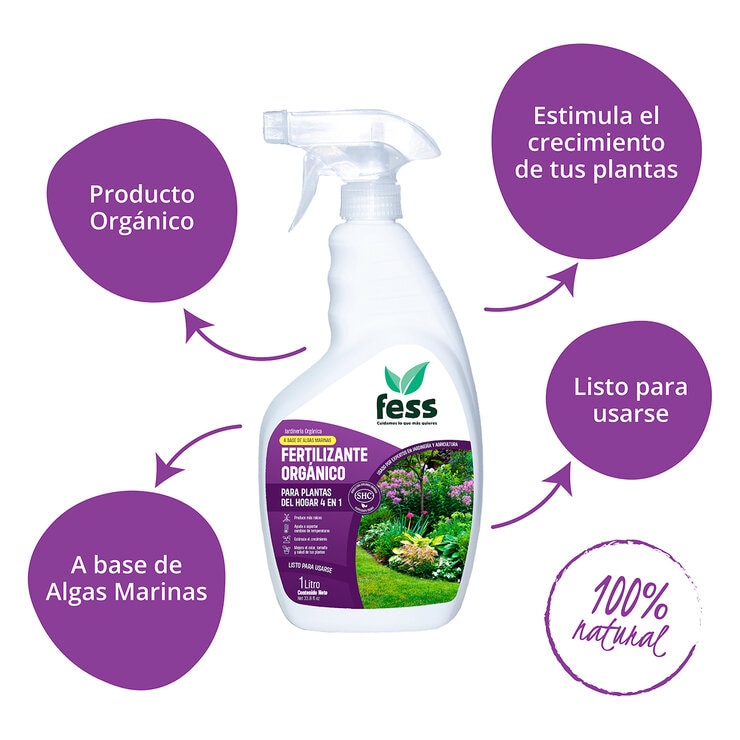Fess, Fertilizante Orgánico para plantas ,  3.78L +1L  — Imagen 2 de 4