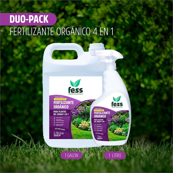 Fess, Fertilizante Orgánico para plantas ,  3.78L +1L  — Imagen 3 de 4