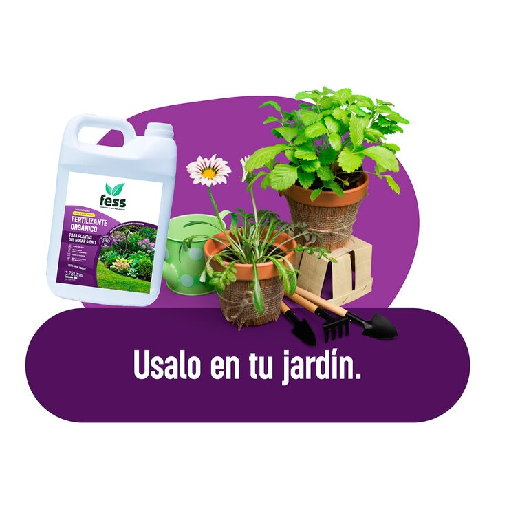Fess, Fertilizante Orgánico para plantas ,  3.78L +1L  — Imagen 4 de 4