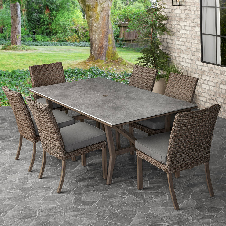 Agio, McKinnon Juego de Comedor de 7 Piezas — Imagen 2 de 4