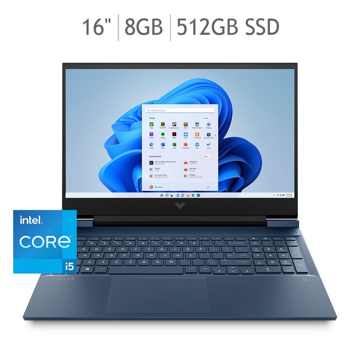 HP Victus Gaming 16-d0538la Laptop 16" Full HD Intel Core i5 8GB 512GB SSD — Imagen 1 de 4