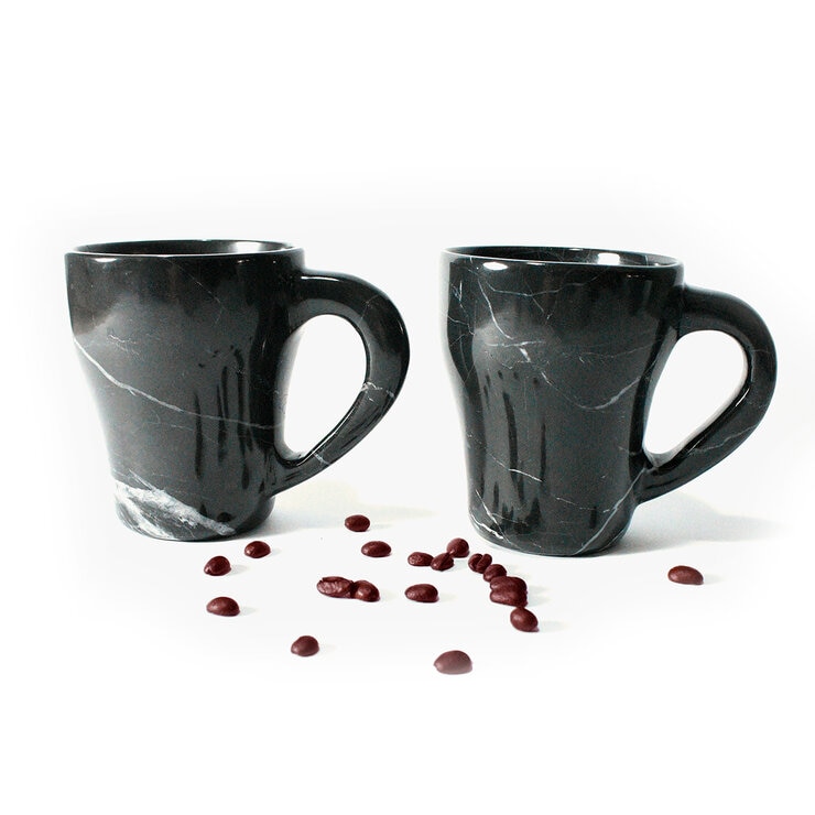 Luhom Juego de Tazas de Mármol 2 piezas — Imagen 1 de 3