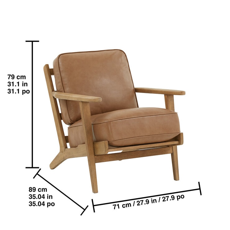 Synergy Home Furnishings, Silla Decorativa de Piel  — Imagen 2 de 4